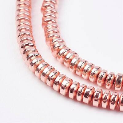 Non-magnetic Synthetic Hematite Beads Strands