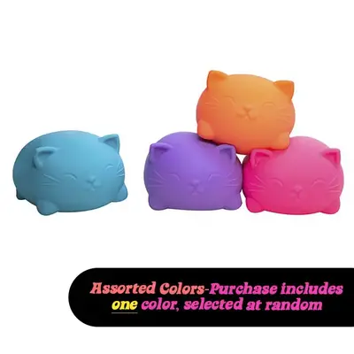 Super NeeDoh Cool Cats - Squishy, Sqeezy, Stretchy Stress Ball Cats -Huge NeeHoh 4.5\