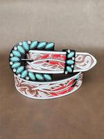 Boho Style Western Belt, Vintage Style Belt for Women, Fashion Accessories for Party, Daily Clothing Decor, Trendy All-match ...