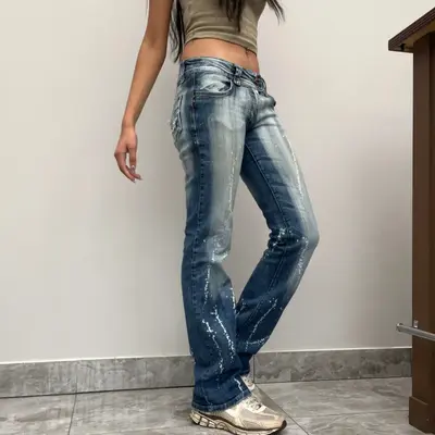Miss Sexy Jeans - 30W UK 8 Blue Cotton