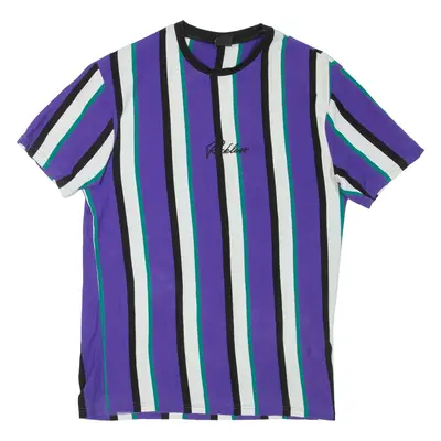 FSBN Striped Mens T-Shirt Purple M
