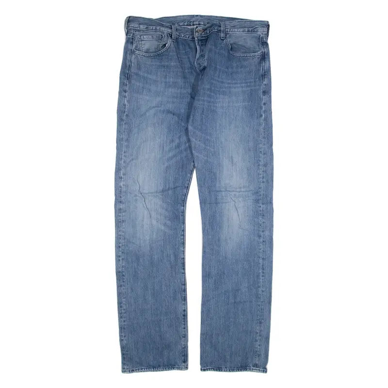LEVI'S 501 BIG E Jeans Mens Blue Regular Straight W36 L34
