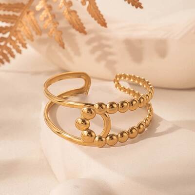 304 Stainless Steel Cuff Bangles for Women