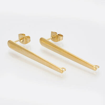 201 Stainless Steel Stud Earring Findings