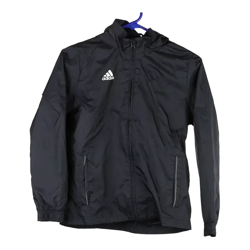 Age 9-10 Adidas Jacket - Small Black Polyester