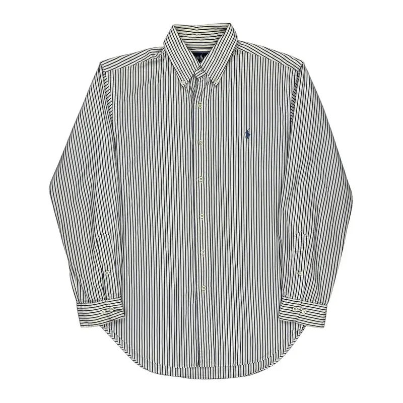 Ralph Lauren Striped Shirt - Medium Blue Cotton