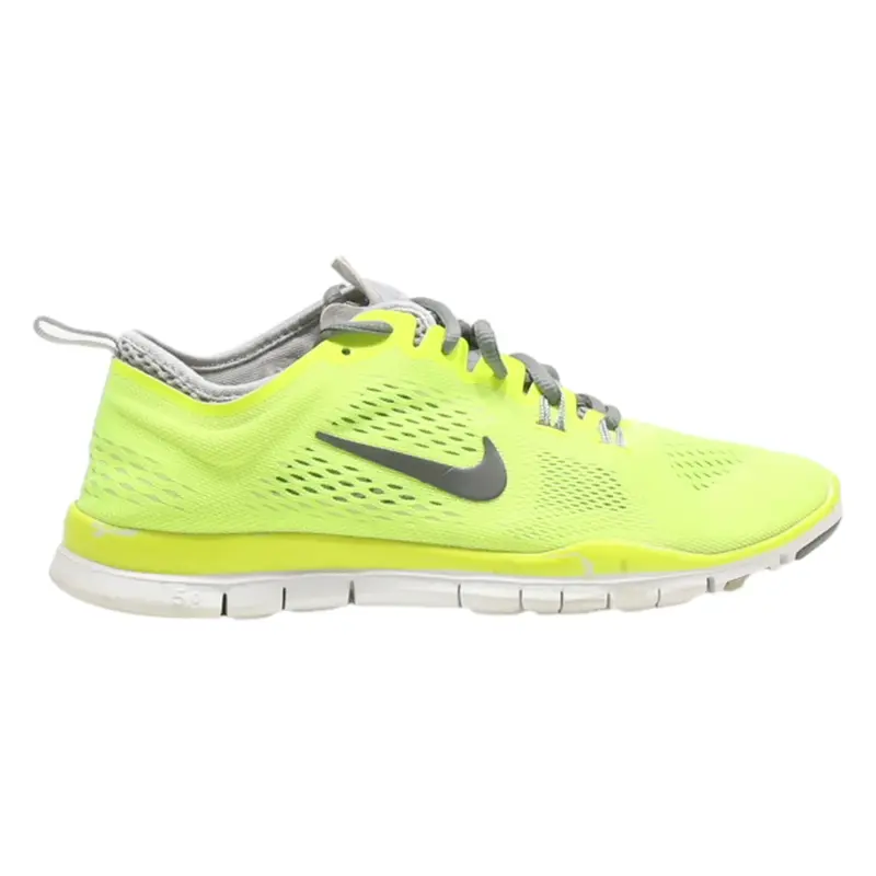 NIKE Sneaker Trainers Yellow Synthetic Womens UK 5.5