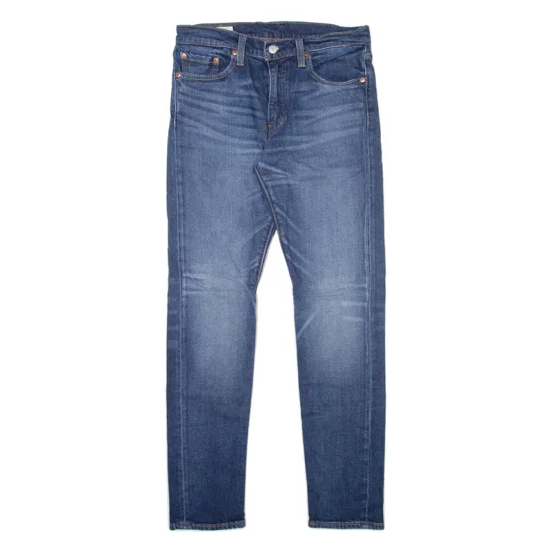 LEVI'S 512 BIG E Jeans Mens Blue Slim Tapered Stone Wash W30 L32