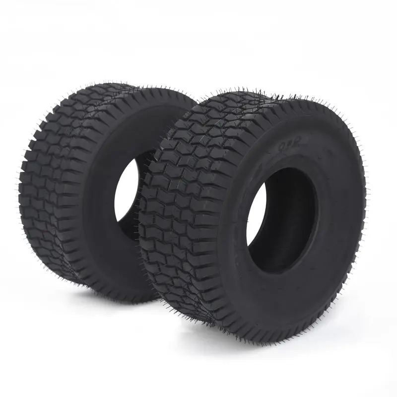 Garvee 18x8-10 Lawn Mower Tires, 4 Ply Tubeless, Set of 2, Fits Lawn Tractor, Riding Mower, Golf Cart