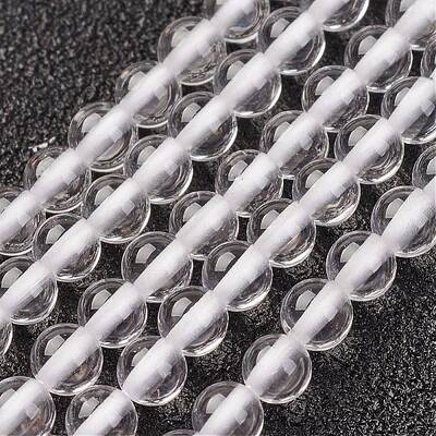 Natural Quartz Crystal Beads Strands