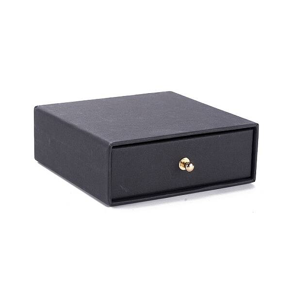 Square Paper Drawer Jewelry Set Box