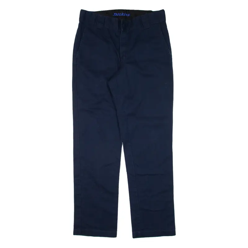DICKIES Workwear Mens Trousers Blue Slim Tapered W32 L32