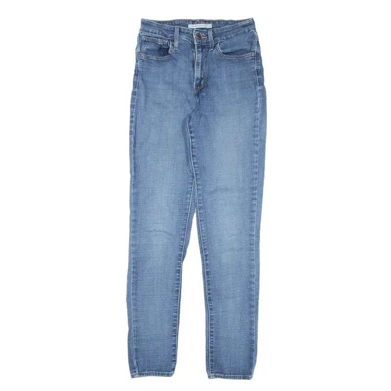 LEVI'S 721 High Rise Jeans Blue Denim Slim Skinny Womens W24 L30