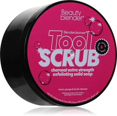 beautyblender® Tool Scrub Charcoal Solid Detergent for makeup sponges and brushes 150 g