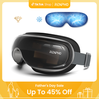 RENPHO Eyeris 3 Eye Massager with Heat and Cooling for Migraines, dealsforyoudays Voice Controlled Portable Eye Mask with Com...