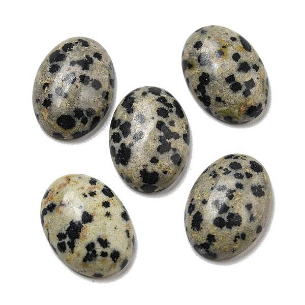 Natural Dalmatian Jasper Cabochons