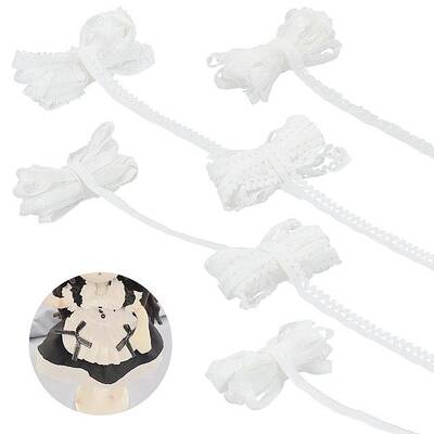 30M 6 Styles Polyester Non Slip Knitted Elastic Cord Sets