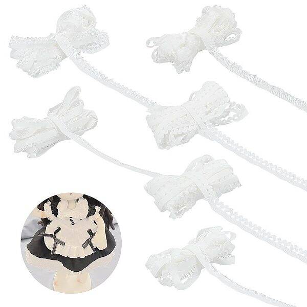 30M 6 Styles Polyester Non Slip Knitted Elastic Cord Sets