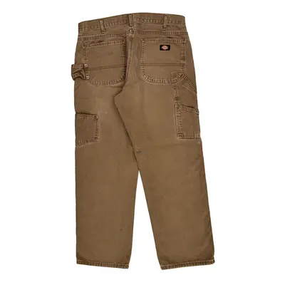 Dickies Carpenter Trousers - 36? Waist Brown Cotton