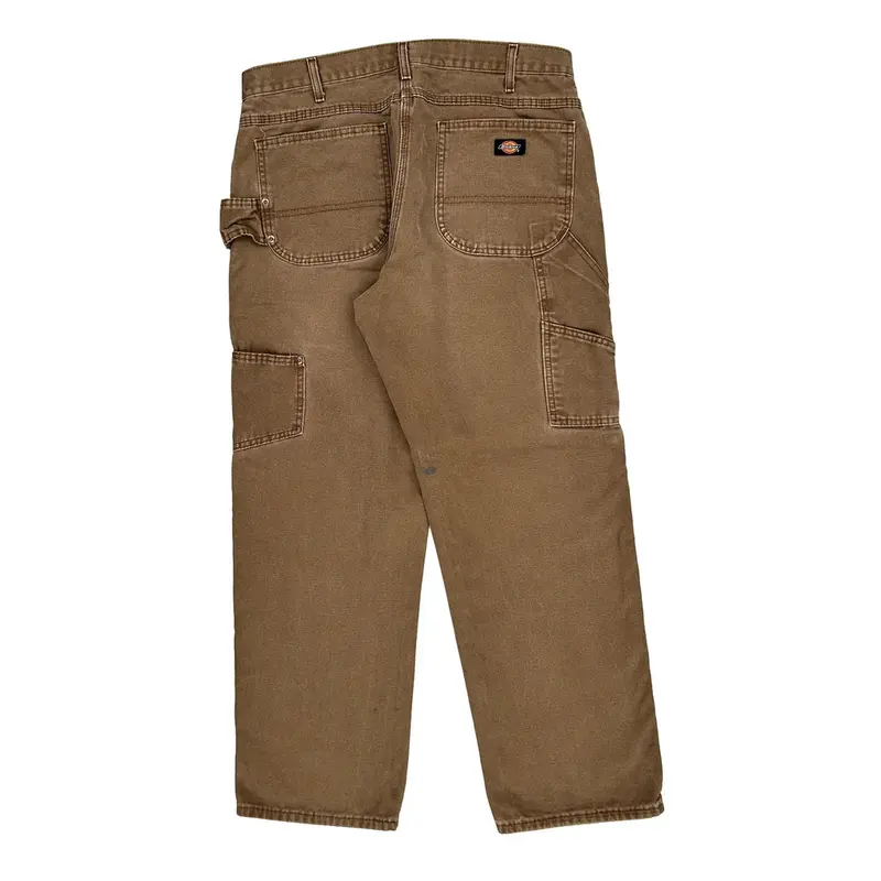 Dickies Carpenter Trousers - 36? Waist Brown Cotton