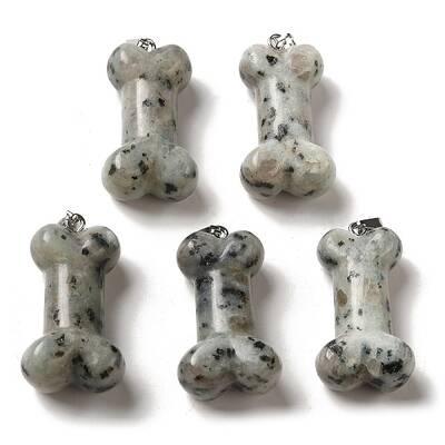 Natural Sesame Jasper Pendants