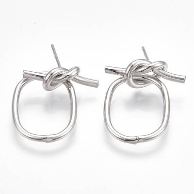 Brass Stud Earrings