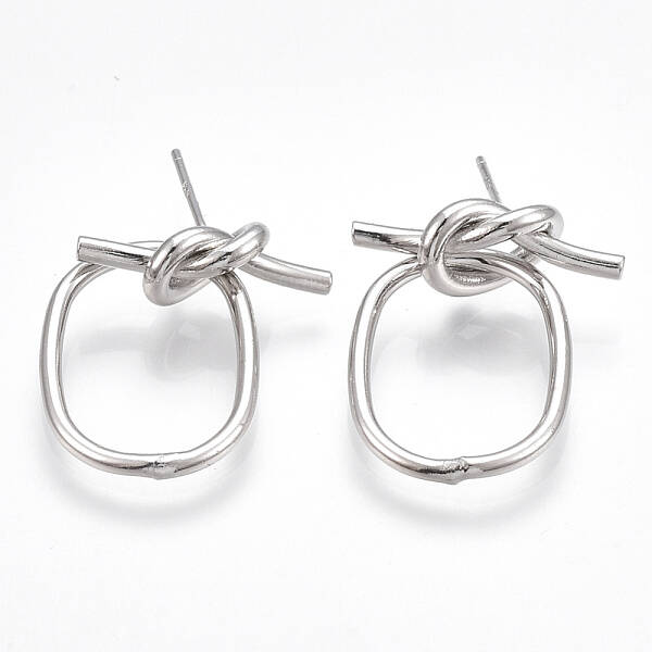 Brass Stud Earrings