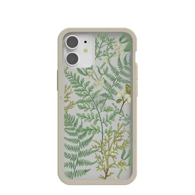 Clear Herbarium iPhone 12 Mini Case With London Fog Ridge
