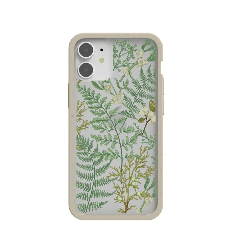 Clear Herbarium iPhone 12 Mini Case With London Fog Ridge