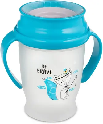 LOVI Indian Summer Junior 360° cup with handles 9+ m child 250 ml
