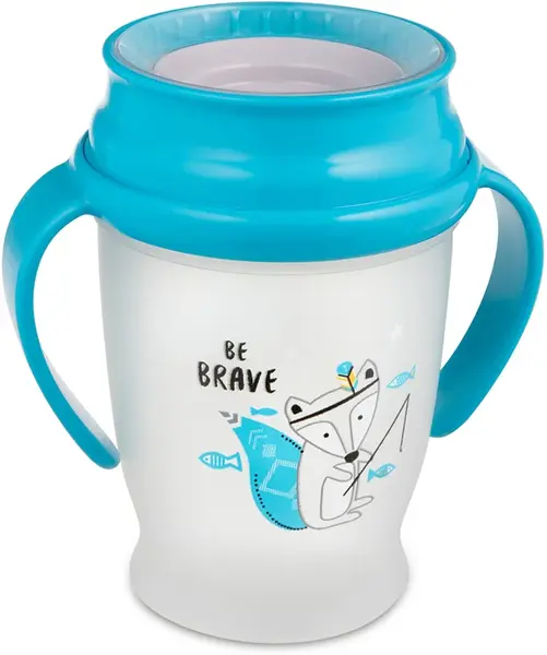 LOVI Indian Summer Junior 360° cup with handles 9+ m child 250 ml