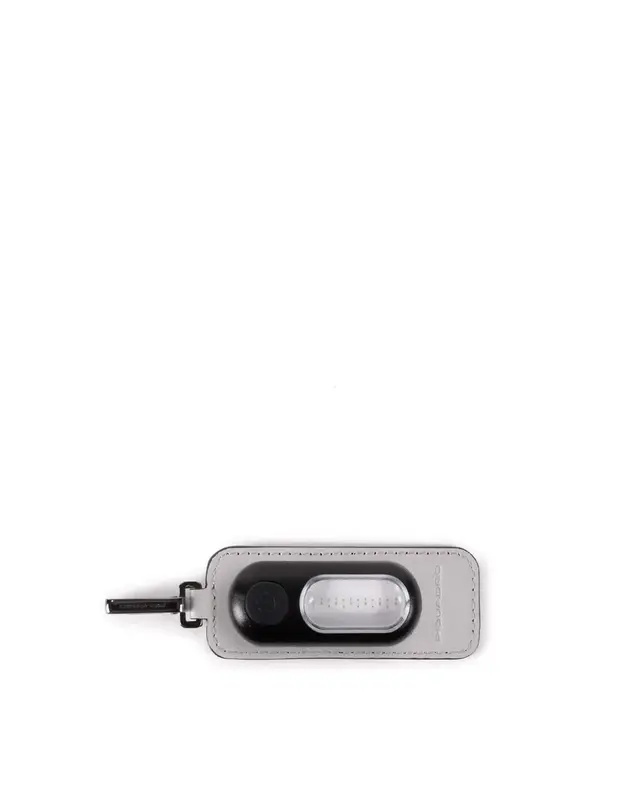 Piquadro, Wearable, Leather Keychain, AC562ORS/GR, Grey