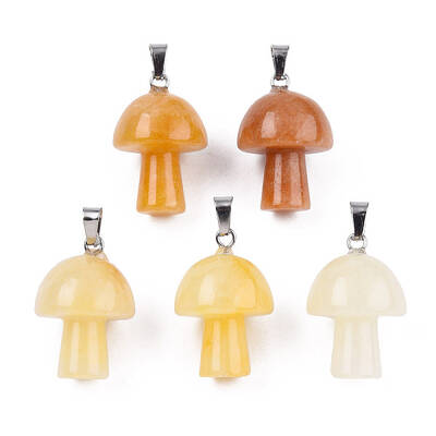 Natural Topaz Jade Pendants
