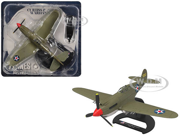 Curtiss P-40B Warhawk Aircraft Hawaii (1945) United States Army Air Forces Planes of World War II Series 1/72 Diecast Model A...