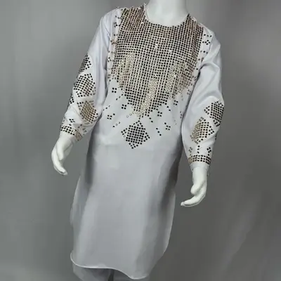 Peran Tumban Afghani clothes for Boys crystal design, afghani clothing Clothe with Pants پیراهن تنبان کرستال...