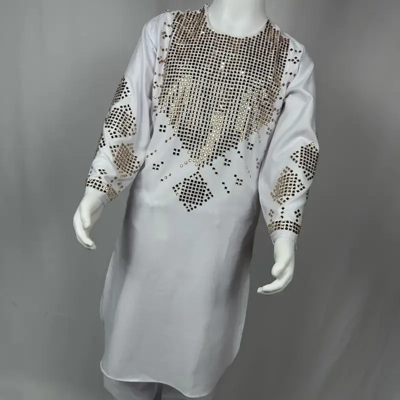 Peran Tumban Afghani clothes for Boys crystal design, afghani clothing Clothe with Pants پیراهن تنبان کرستال...