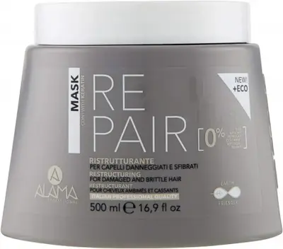 Alama Restructuring Mask For Damaged And Weakened Hair, 500 ml