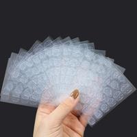 Transparent Double-Sided Self-Adhesive Nail Glue Sticker, 120/360pcs Jelly Nail Stickers for Fake Press On Nails DIY Nail Art...