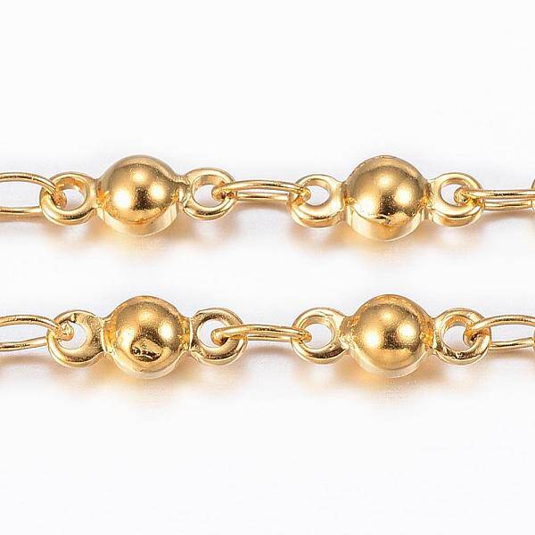 Ion Plating(IP) 304 Stainless Steel Bar Link Chains