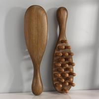 Wooden Massage Comb, 1 Count Scalp Massager, Large Wide Tooth Head Scalp Meridians Scraping Massage Comb, Hair Care & Styling...