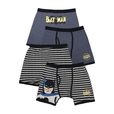 DC Comics Boys Batman Justice League Vintage Boxer Brief Underwear Pack of 2, Multi, 10