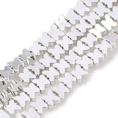 Electroplated Synthetic Non-magnetic Hematite Beads Strands