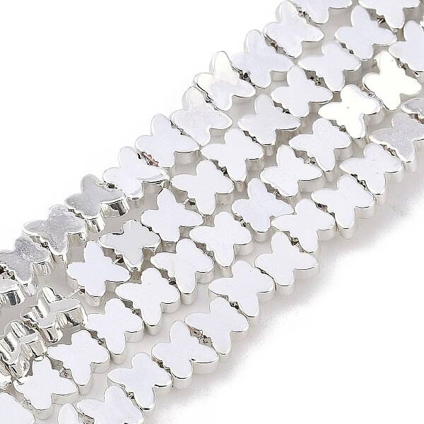 Electroplated Synthetic Non-magnetic Hematite Beads Strands