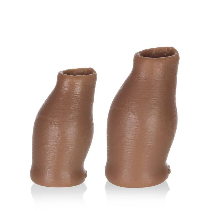 Hood Moreskin Silicone Faux Foreskin - Medium Tone - Small/medium