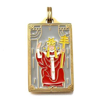 Tarot 304 Stainless Steel Enamel Pendants