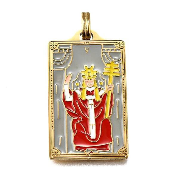Tarot 304 Stainless Steel Enamel Pendants