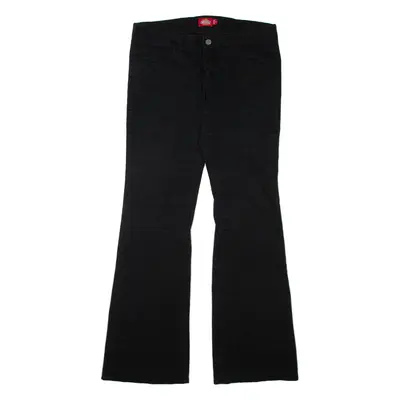 DICKIES Womens Jeans Black Regular Bootcut W30 L32