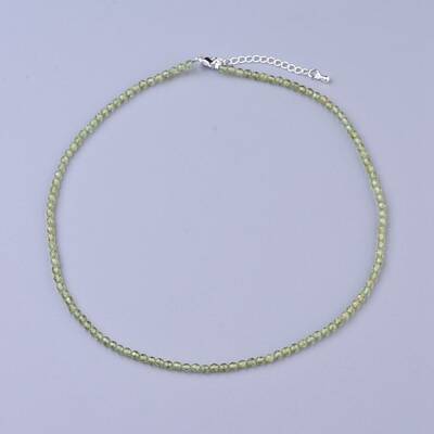 Natural Peridot Beaded Necklaces