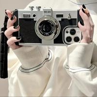 Vintage Camera Design Phone Case, Decorative Phone Protector Cover, Phone Accessories Compatible with iPhone 11 12 13 14 15 1...
