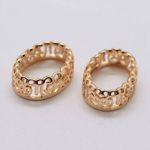 Brass Sew on Prong Settings